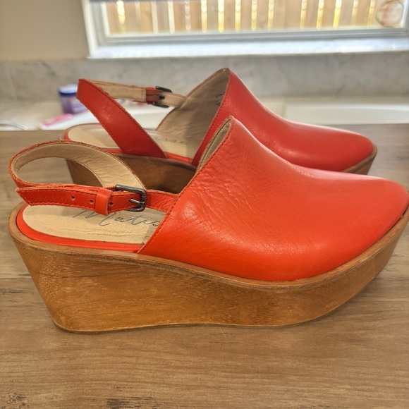 Women’s Matisse “Eyals” Slingback Shoes In Orange - Picture 9 of 13